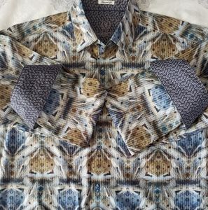 Bugatchi long sleeve shirt size M worn once